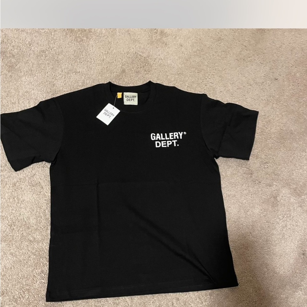 Gallery Dept Black Short Sleeve Tee with tags